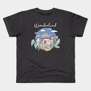 wonderland fantasy home Kids T-Shirt